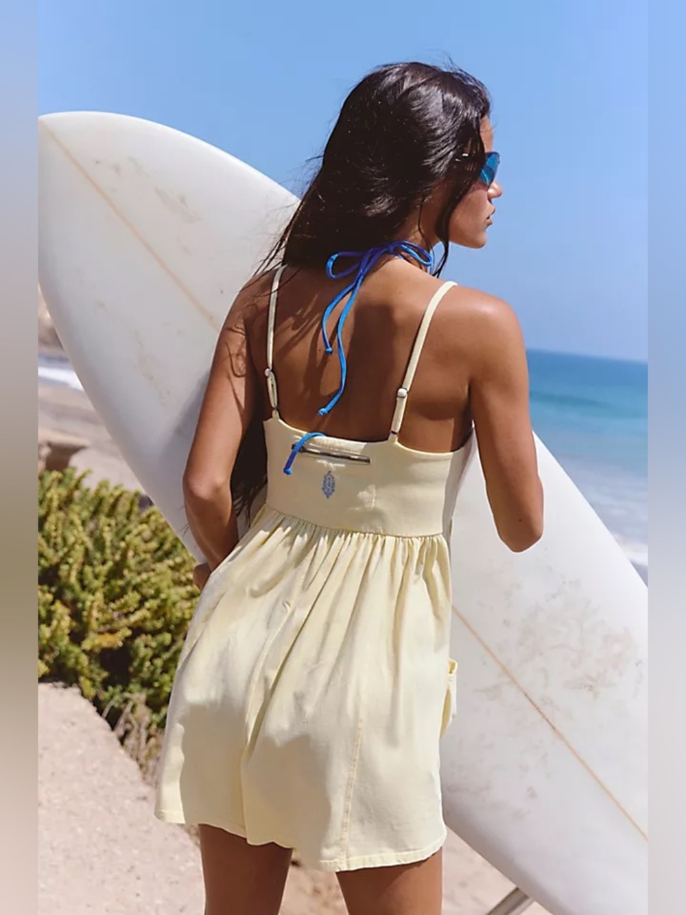 Free People Hot Shot Strappy Romper